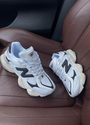 New balance 9060 white black 💭7 фото