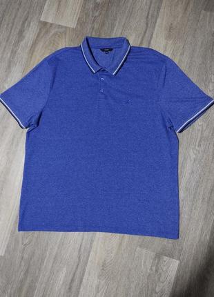 Мужская футболка / george / поло / синяя футболка / мужская одежда / чоловічий одяг /