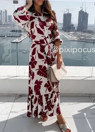 Zara платье с принтом, м3 фото
