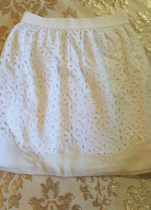 Нежная, легкая  юбка "sundance"            коттон/шелк     разм s