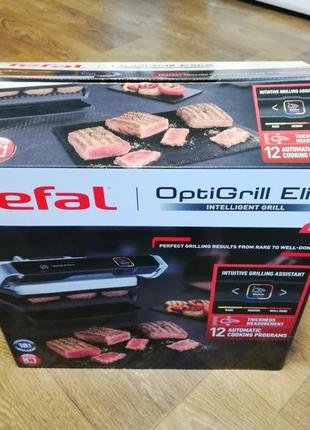 Гриль-барбекю электрический tefal gc750d30 optigrill elite