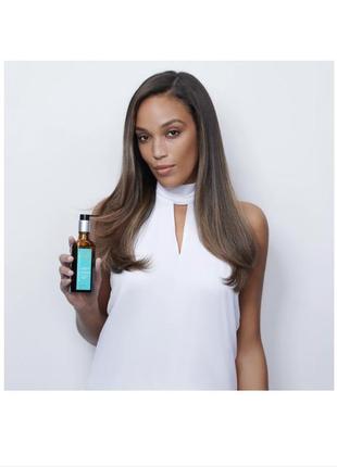 Універсальний засіб для укладання волосся з аргановою олією moroccanoil mini moroccanoil treatment3 фото