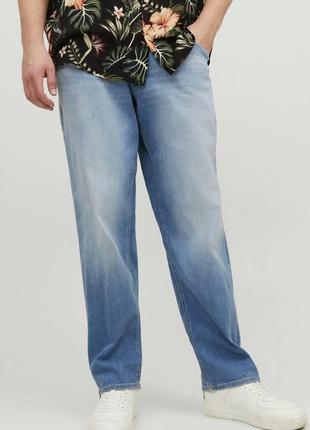 Чоловічі блакитні джинси jack&jones, розмір 42/34