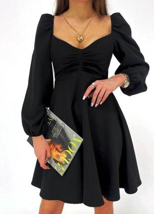Платье с объемными рукавами бренда le'katrin3 фото