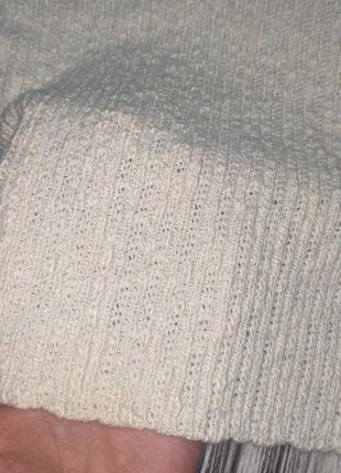 Молочный укороченный свитер с широким рукавом asos #33836 фото
