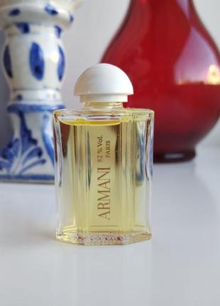 Eau parfumee armani giorgio armani, винтажная миниатюра, 5 мл, редкость!