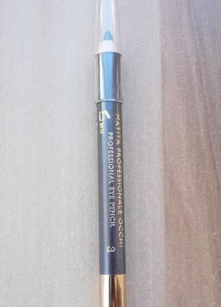 Карандаш для глаз collistar professional eye pencil 3 acciaio серый графитовый тестер