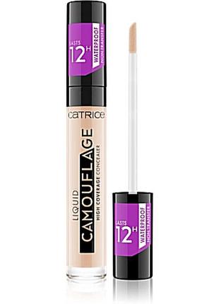 Жидкий консилер catrice camouflage high coverage concealer fair ivory 5 мл1 фото