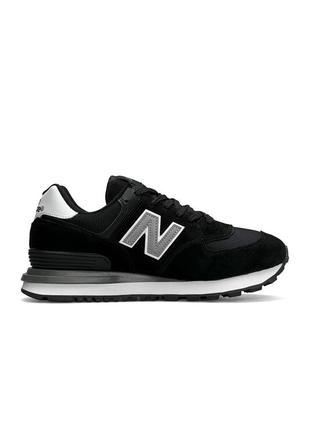 Мужские кроссовки new balance prm classic black white gray reflective