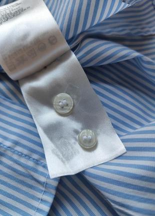 Женская классическая оксфордская рубашка с длинным рукавом в полоску h&amp;m9 фото