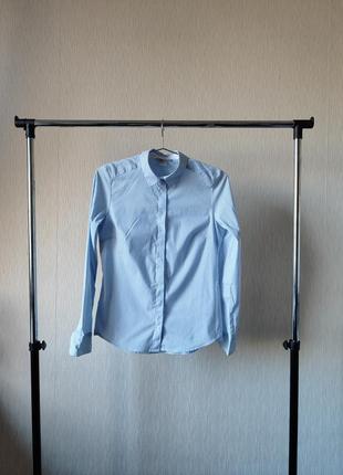 Женская классическая оксфордская рубашка с длинным рукавом в полоску h&amp;m1 фото