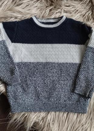 Крутой вязаный свитер /джемпер george 2-3 года1 фото