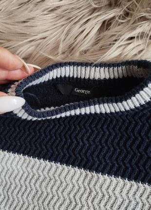 Крутой вязаный свитер /джемпер george 2-3 года2 фото