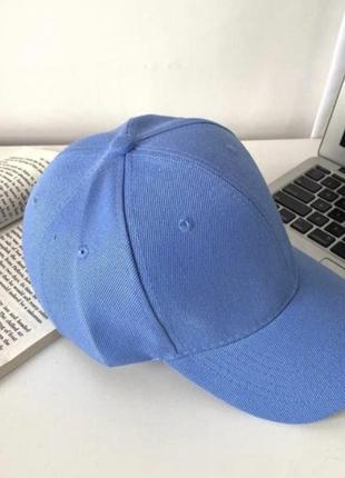 Кепка бейсболка женская белая мужская стильная качественная базовая унисекс