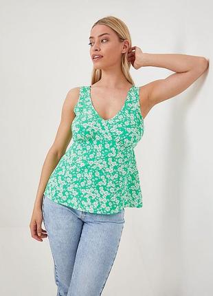 Новый стильный топ в цветы