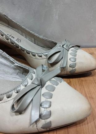 Удобные кожаные туфли популярного немецкого бренда Tamaris4 фото