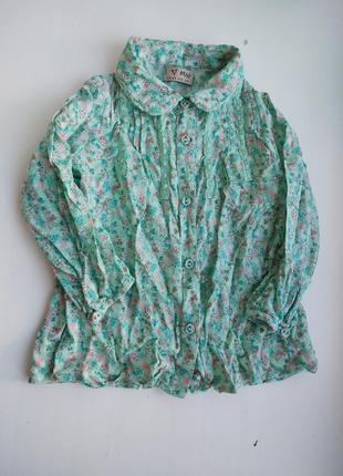 Легкая блуза для девочки1 фото