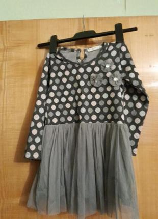 Шикарное фирменное платье,breeze,104см,на 4роки
