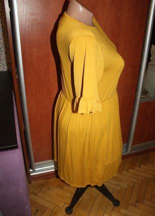 Гірчичне плаття гірчичне плаття boohoo5 фото