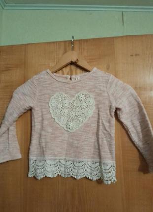 Ажурная кофточка,primark, 110см,на 4-5рочков
