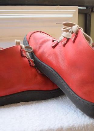 Кожаные зимние ботинки полуботинки rieker р. 42 на широкую 27 см4 фото