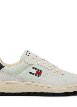 Оригинальные мужские кроссовки tommy jeans «canvas mixed texture basketball»