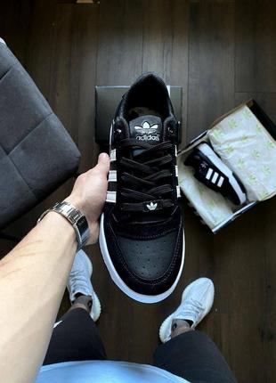 Кроссовки adidas forum black&amp;white5 фото