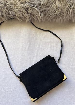 Сумка чёрная клатч , сумка чёрная маленькая