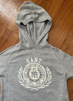 Кофта с капюшоном gant