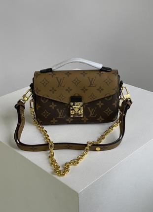 Сумка в стиле louis vuitton pochette métis east west bag