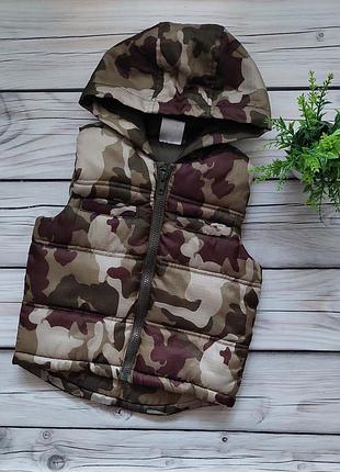 Камуфляжна жeлетка, безрукавка 18-24м.