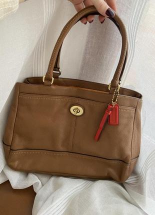 Кожаная сумка coach оригинал