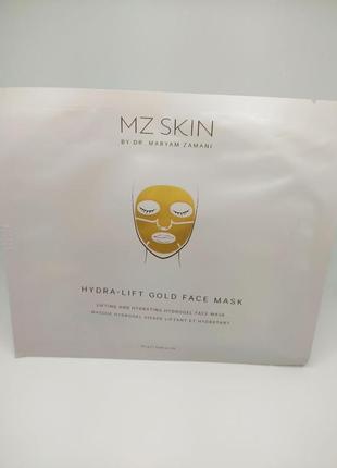 Люксовая маска для лица mz skin hydra lift gold face mask