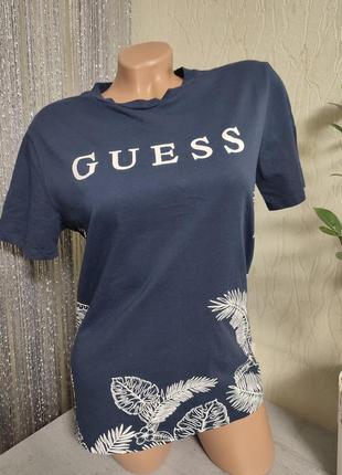 Брендова футболка guess,xs,s бавовна