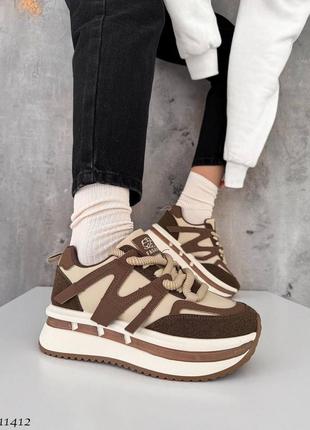 Кросівки кеди на високій підошві платформі танкетці масивній5 фото