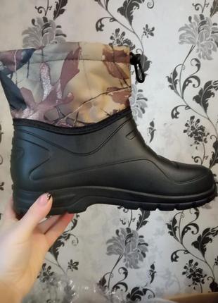 Мужские сапоги с чулкой в середине