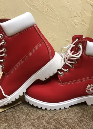 Жіночі шкіряні черевики timberland2 фото