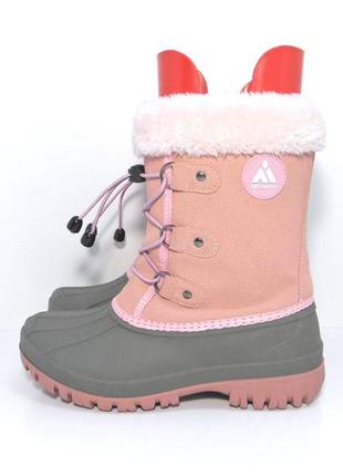 Дитячі зимові замшеві чобітки чоботи дутики сноубутси mishansha р. 35