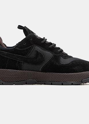 Кроссовки flywire nike lunar gato 2 ext black font color code3 фото