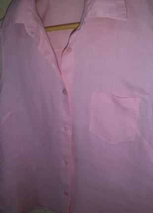 Рубашка / блуза resmann couture (немечесть) 100% лен10 фото