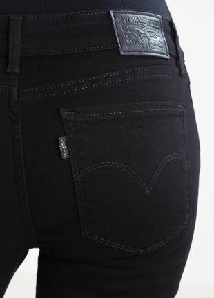 Идеальные черные прямые джинсы 712 slim от levis оригинал