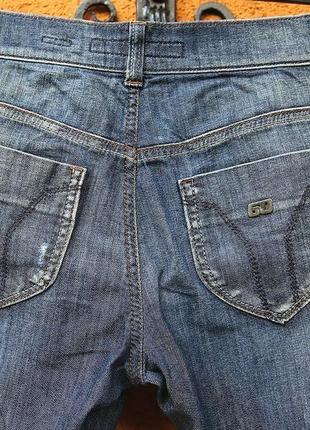 Джинсы бойфренды miss sixty, прямые джинсы, синие джинсы4 фото