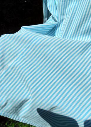 Котонова сорочка у смужку escada sport (бавовна, еластан)10 фото