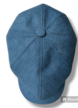 Мужская кепка восьмиклинка. джинсовая кепка хулиганка.