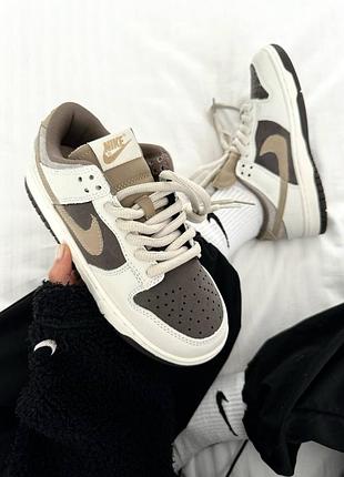 Кроссовки nike sb dunk "teddy bear brown" premium2 фото