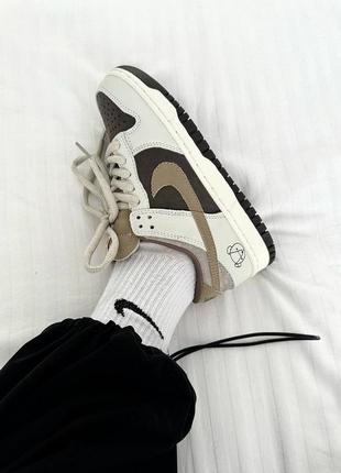 Кроссовки nike sb dunk "teddy bear brown" premium7 фото
