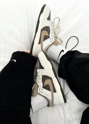 Кроссовки nike sb dunk "teddy bear brown" premium4 фото