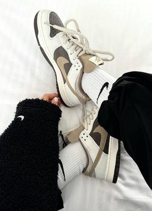 Кроссовки nike sb dunk "teddy bear brown" premium8 фото