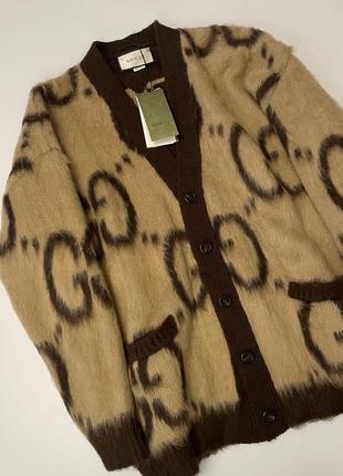 Мохеровый кардиган gucci