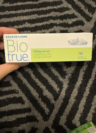 Одноденні контактні лінзи biotue oneday (-6) 50 ltyk